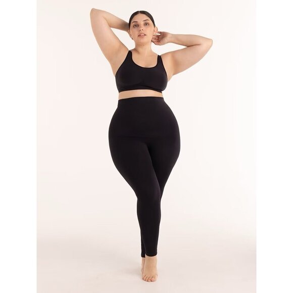 Shapermint Empetua Womens High Waist Shaping Leggings Sz Large Black 42075 $60 - Picture 12 of 16